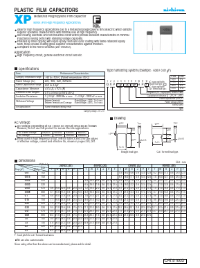 QXP2J103KRP7FX Datasheet PDF Nichicon