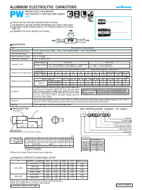 UPA1C821MHD Datasheet PDF Nichicon