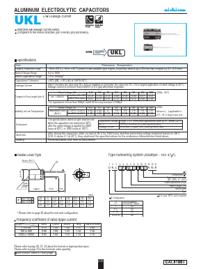UKL2A010MDD1TD Datasheet PDF Nichicon