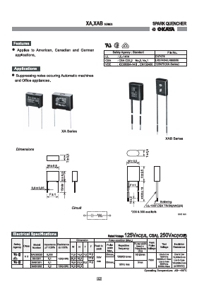 XA1201 Datasheet PDF Okaya Electric America, Inc.