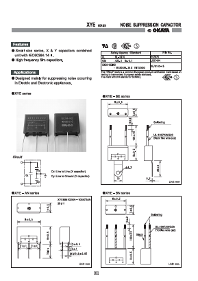 XYE-334472BE Datasheet PDF Okaya Electric America, Inc.