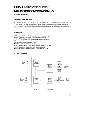 MSM82C88-2RS Datasheet PDF Oki Electric Industry