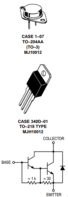 MJH10012 Datasheet PDF ON Semiconductor