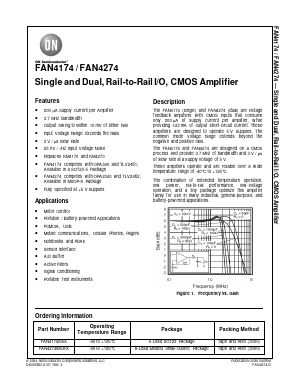 FAN4274 Datasheet PDF ON Semiconductor