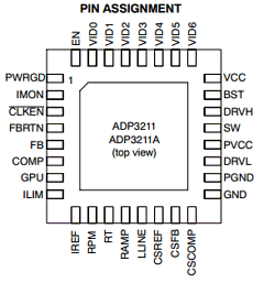ADP3211 Datasheet PDF ON Semiconductor