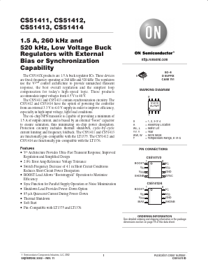 CS51414EDR8 Datasheet PDF ON Semiconductor