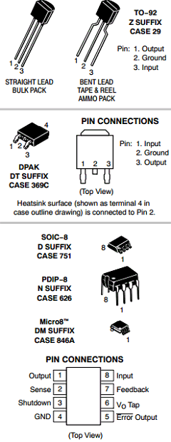 LP2950ACZ-3.3 Datasheet PDF ON Semiconductor