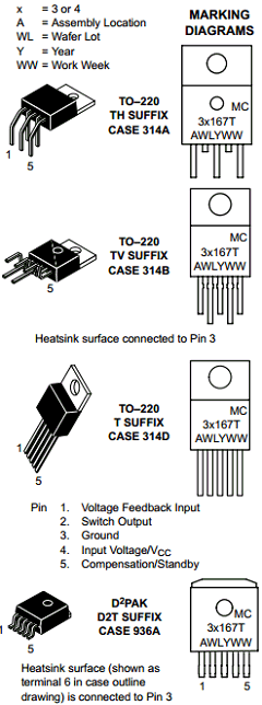 MC34167 Datasheet PDF ON Semiconductor