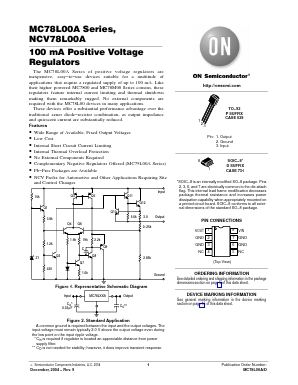 MC78L24ACD2 Datasheet PDF ON Semiconductor