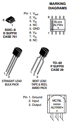 MC79L00A Datasheet PDF ON Semiconductor