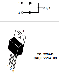 MUR1660CTG Datasheet PDF ON Semiconductor