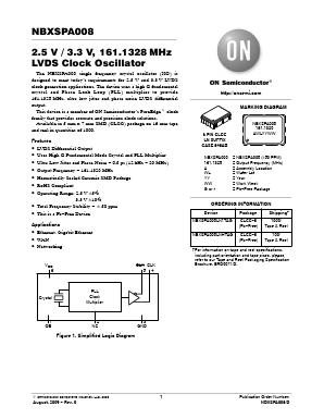 NBXSPA008LN1TAG Datasheet PDF ON Semiconductor