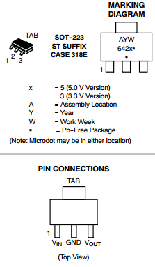 NCV4264-2ST50T3G Datasheet PDF ON Semiconductor