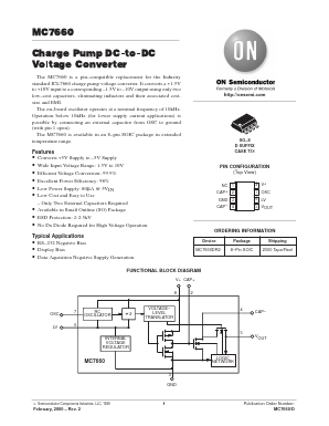 MC7660DR2 Datasheet PDF ON Semiconductor