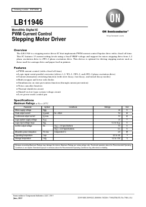LB11946-E Datasheet PDF ON Semiconductor