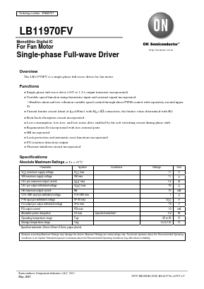 LB11970FV-MPB-E Datasheet PDF ON Semiconductor