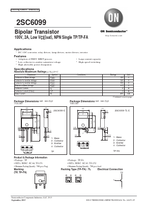 C6099 Datasheet PDF ON Semiconductor
