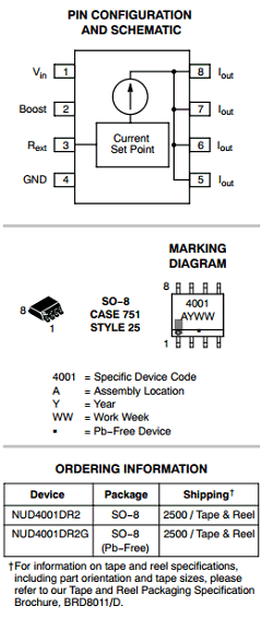 NUD4001DR2G Datasheet PDF ON Semiconductor