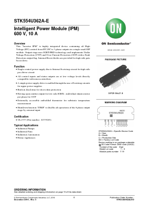 STK554U362A-E Datasheet PDF ON Semiconductor