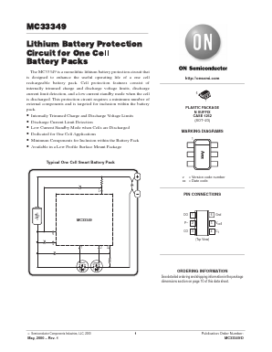 MC33349N-4R1 Datasheet PDF ON Semiconductor