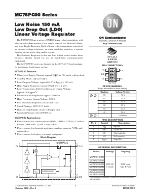 MC78PC50 Datasheet PDF ON Semiconductor