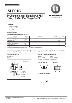 5LP01S Datasheet PDF ON Semiconductor