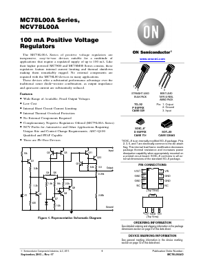 MC78L00A Datasheet PDF ON Semiconductor