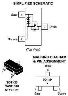 2V7002KT1G Datasheet PDF ON Semiconductor