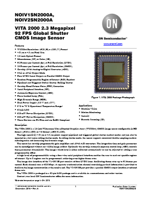 NOIV2SE2000A-QDC Datasheet PDF ON Semiconductor