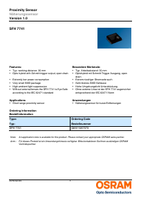 SFH-7741 Datasheet PDF OSRAM GmbH