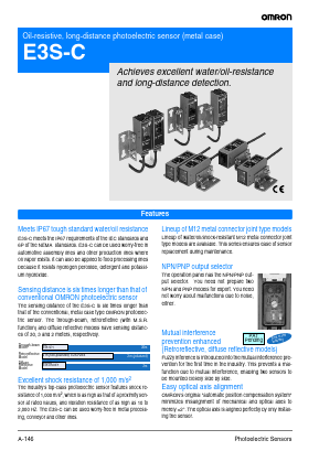 XS2F-D421-GC0-A Datasheet PDF OMRON Corporation