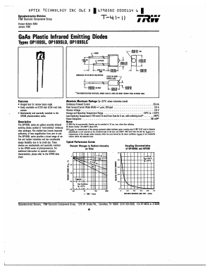 OP169SLC Datasheet PDF Optek Technology