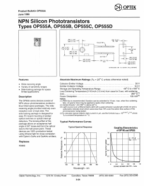 OP555 Datasheet PDF Optek Technology