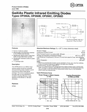 OP266A Datasheet PDF Optek Technology