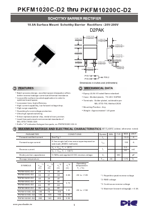 PKFM1040C-D2 Datasheet PDF PACELEADER INDUSTRIAL