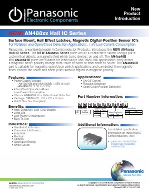 AN488XX Datasheet PDF Panasonic Battery Group