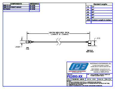 PE3589-60 Datasheet PDF Pasternack Enterprises, Inc.