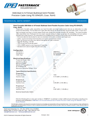 PE39455 Datasheet PDF Pasternack Enterprises, Inc.