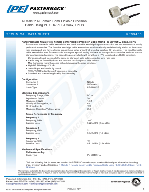 PE39460-48 Datasheet PDF Pasternack Enterprises, Inc.