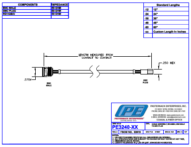 PE3240-24 Datasheet PDF Pasternack Enterprises, Inc.