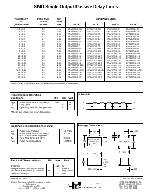 EPA2875G-16.5I Datasheet PDF PCA ELECTRONICS INC.