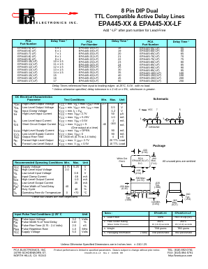 EPA445-95 Datasheet PDF PCA ELECTRONICS INC.