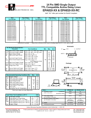 EPA810-200 Datasheet PDF PCA ELECTRONICS INC.
