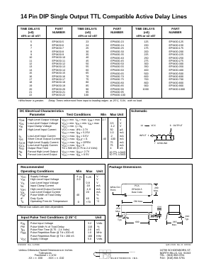 EP9430-15 Datasheet PDF PCA ELECTRONICS INC.