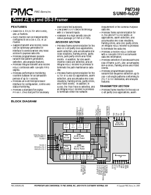 PM7349 Datasheet PDF PMC-Sierra