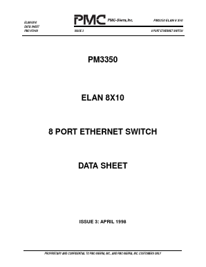 PM3350 Datasheet PDF PMC-Sierra