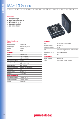 MAE13042 Datasheet PDF Powerbox
