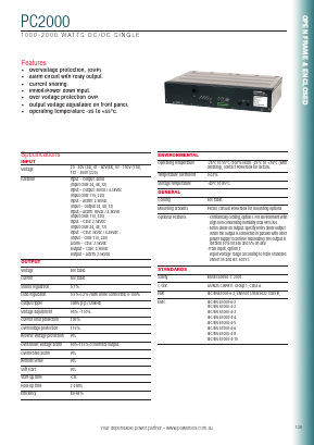 PC100024-36 Datasheet PDF Powerbox