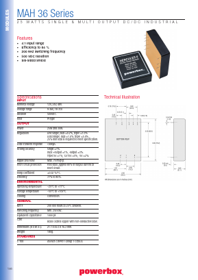MAH36024 Datasheet PDF Powerbox