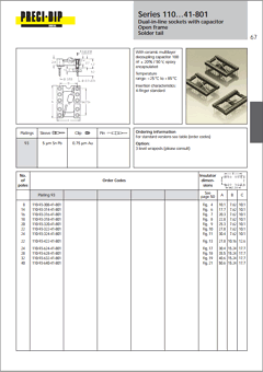 110-93-324-41-801 Datasheet PDF Precid-Dip Durtal SA